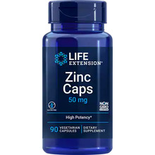 Zinc 50 мг 90 VCapsules (Life Extension)