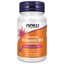 Vitamin D-3 1000 ед 180 жев.таб (NOW)