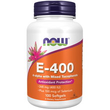 E-400 Da With Mixed Tocopherols 100 мягких капс (NOW)