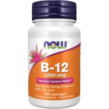 B-12 1000 мкг with Folic Acid 250 Lozenges (NOW)