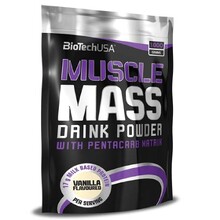 Muscle Mass 1000 г - ваниль (BioTech)