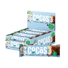 Батончик глазированный COCOS 35 г - ванильный кокос (FitnesSHOCK)