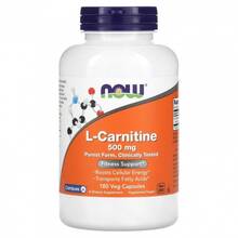 L-Carnitine 500 мг 180 Вег капс (NOW)