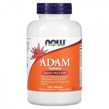 ADAM Men's Multivitamin 120 таб (NOW)