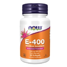 E-400 IU With Mixed Tocopherols 50 мягких капс (NOW)