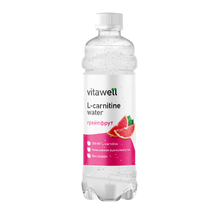 Напиток слабогазированный L-carnitine Water Vitawell 500 мл - грейпфрут (Fitness Food Factory)