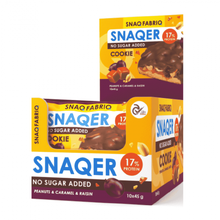 Cookie SNAQER глазированное шоколадное 10*45 г - вишня-карамель
