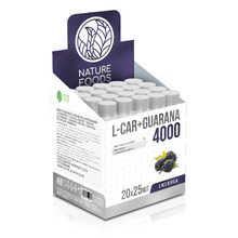 L-Carnitine+Guarana 4000 мг 25 мл - ежевика (Nature Foods)