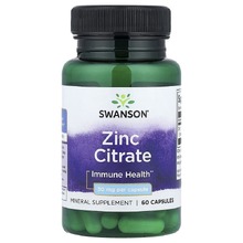 Zinc Citrate 30 мг 60 капс (Swanson)