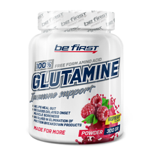Glutamine powder 300 г - малина (Be First)