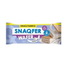 Батончик вафельный SNAQFER не глазированный 120 г - сливочный