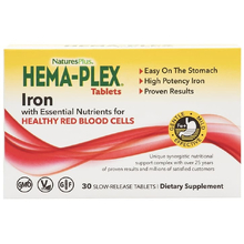 IRON Hema-Plex 30 таб (коробка) (Nature's Plus)