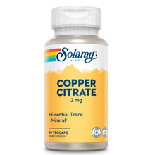 Copper Citrate 2 мг 60 Вег капс (Solaray)