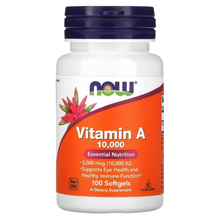 Vitamin A 10000 100 Softgels (NOW)