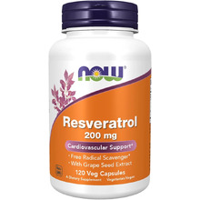 Resveratrol 120 Vcaps (NOW)