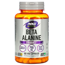 Beta Alanine 750 мг 120 Capsules (NOW)