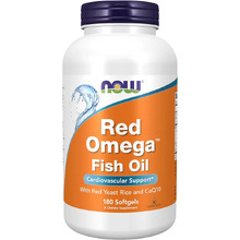Red Omega 180 softgels (NOW)