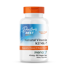 Natural Vitamin K2 MK-7 with MenaQ7 45 мкг 180 Вег капс (Doctors Best)
