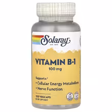 Vitamin B-1 100 мг 100 Вег капс (Solaray)