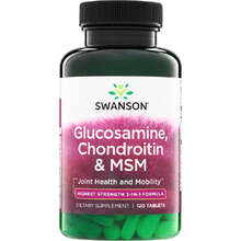 Glucosamine Chondroitin & MSM 120 таб (Swanson)