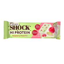 Батончик глазированный Hi Protein 40 г - фисташки-малина (FitnesSHOCK)
