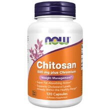 Chitosan Plus 500 мг 120 Vcaps (NOW)