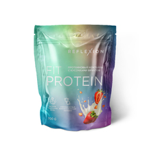 Fit Protein 700 г - клубничный с кусочками клубники (Reflexion)