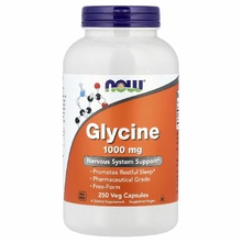 Glycine 1000 мг 250 Вег капс (NOW)