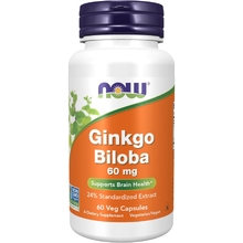 Ginkgo Biloba 60 мг 60 Vcaps (NOW)