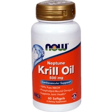 Krill Oil 500 мг Neptune 60 мягких капс (NOW)