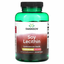 Lecithin Non-GMO 1200 мг 90 капс (Swanson)