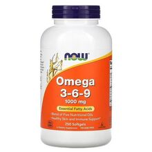 Omega-3-6-9 1000 мг 250 Softgels (NOW)
