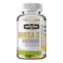 Omega-3 Premium 400/200 60 мягких капс - цитрус (Maxler)
