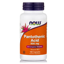 Pantothenic Acid 500 mg 100 капс (NOW)