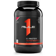 Protein Whey ISOLATE 900 г - клубника-крем (Rule1)