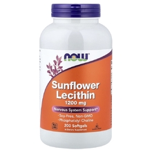 Sunflower Lecithin 1200 мг 200 мягкие капс (NOW)
