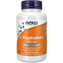 L-Tryptophan 500 мг 60 Vcaps (NOW)