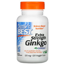 Extra Strenght Ginkgo 120 мг 120 Вег капс (Doctors Best)