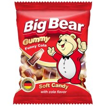 Жев. мармелад с фруктовым соком 80 г - фанни кола (BigBear)