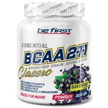 BCAA 2:1:1 Classic powder 200 г- черная смородина (Be First)