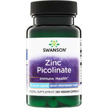 Zinc Picolinate 22 мг 60 Вег капс (Swanson)