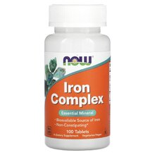 Iron Complex 100 таб (NOW)