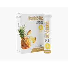 Vitamin C+Zinc 20 шипучих таб - ананас (Maxler)