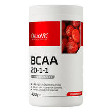 BCAA 20:1:1 400 г - клубника (Ostrovit)