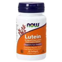 Lutein 10 мг 60 softgels (NOW)