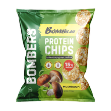 Чипсы BOMBBAR Protein Chips 50 г - белые грибы