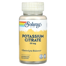 Potassium Biocitrate 99 мг 60 Вег.капс (Solaray)