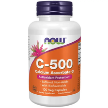 C-500 Calcium Ascorbate Capsules 100 капс (NOW)