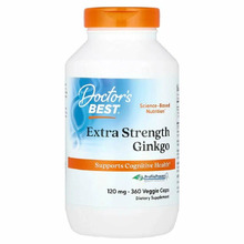 Extra Strenght Ginkgo 120 мг 360 Вег капс (Doctors Best)
