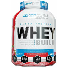 Whey Build 2271 г - клубничный смузи (Everbuild Nutrition)